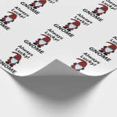 Gnome heeft altijd geluk cadeaupapier (Hoek)