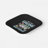 Gnome, het is mijn Gnomies feestkabouter Papieren Bordje (Gebogen)