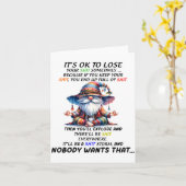 Gnome Het Is Oké Om Je Soms Te Verliezen Omdat Als Kaart (Gele Bloem)
