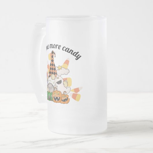 Gnome Hier voor de Boos Matglas Bierpul (Voorkant links)