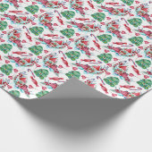 Gnome Holiday Joy-kerstakelpapier Cadeaupapier (Hoek)