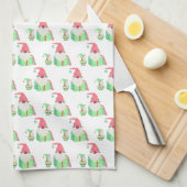 Gnome Holiday keukenhanddoek (Quarter Fold)
