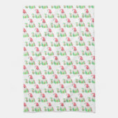 Gnome Holiday keukenhanddoek (Verticaal)