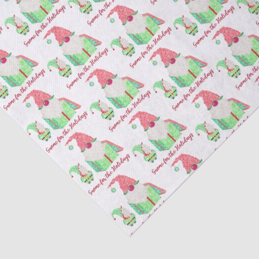 Gnome Holiday Tissue Paper Tissuepapier (Detail)