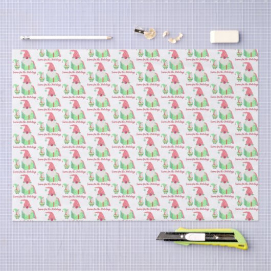 Gnome Holiday Tissue Paper Tissuepapier (Craft)