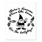 Gnome Hollydays | Vakantie Rubberstempel (Afrduk)