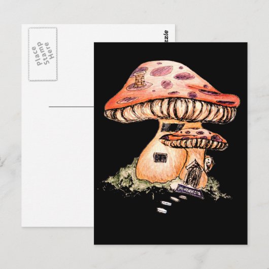 Gnome Home Briefkaart (Voorkant / Achterkant)