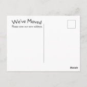 Gnome Home Sweet Home Adres Verandering Briefkaart (Achterkant)