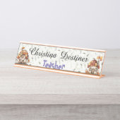 Gnome Homes Desk Name Bord Bureau Naambordje (Voorkant)