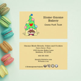 Gnome Hometown Bakery Pastry Cakes Sweet Trets Visitekaartje