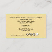 Gnome Hometown Bakery Pastry Cakes Sweet Trets Visitekaartje (Achterkant)