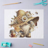 Gnome, Honingraat en Dasies Tissuepapier (Craft)