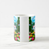 Gnome Hugging Cat Koffiemok (Center)