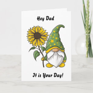 GNOME HUMOR VOOR "DAD" OP UW BIRTHDAAGSE KAART