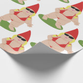 Gnome in Bikini Cadeaupapier (Hoek)