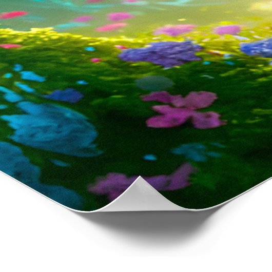 Gnome in het Bos Poster (Hoek)