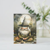Gnome in his Zen Garden Briefkaart (Staand voorkant)