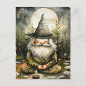 Gnome in his Zen Garden Briefkaart (Voorkant)