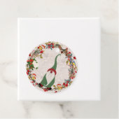 Gnome in Rustic Woodland Wreath Bedankjes Labels (In situ)