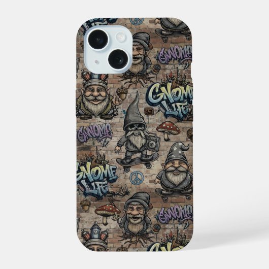 Gnome iPhone hoesje 15 Case (Achterkant)