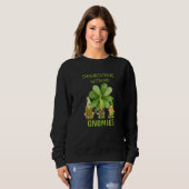 Gnome Irish Shamrocking with My Gnomies St Patrick Trui (Voorkant volledig)