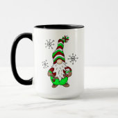Gnome is waar de koffie is | Schattigee kerst Mok (Links)