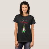 Gnome is waar de koffie is | Schattigee kerst T-shirt (Voorkant volledig)