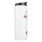 Gnome is waar de koffie is | Schattigee kerst Thermosbeker (Gedraaid links)