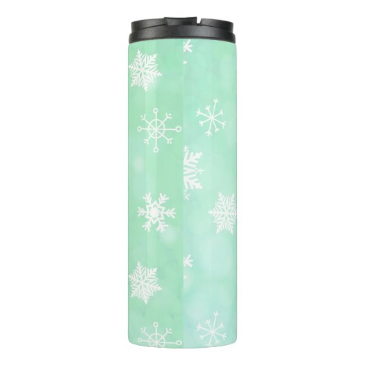 Gnome is waar de koffie is | Schattigee kerst Thermosbeker (Achterkant)