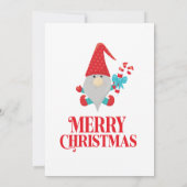 Gnome Jingle Mingle Fun Kerstfeest Kaart (Achterkant)
