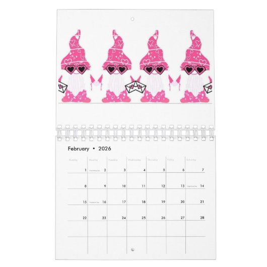 Gnome Kalender (Feb 2026)