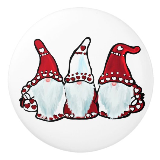 Gnome Keramische Knop (Voorkant)