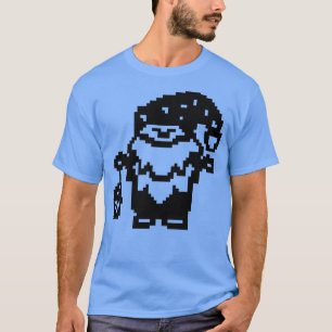 Gnome Kerst cadeau pixel art T-shirt