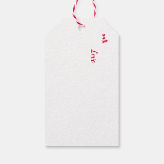 Gnome kerst cadeaulabel (Achterkant)