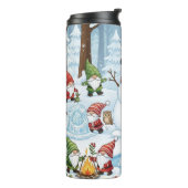 Gnome Kerst Dorp Extravaganza Thermosbeker (Gedraaid links)
