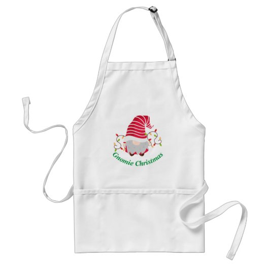 Gnome Kerst Schort (Voorkant)