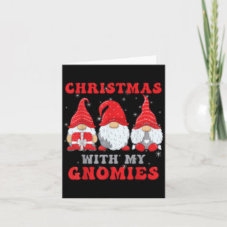 Gnome Kerst Vrolijk Kerstgezin Matching Ch Kaart