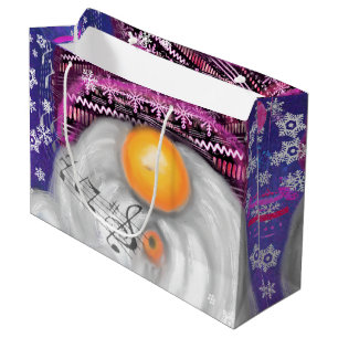 Gnome kerstcadeau groot cadeauzakje