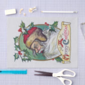 Gnome Kerstdecoupage Tissuepapier (Craft)