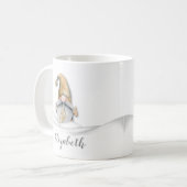 Gnome Kerstfeestdag Koffiemok (Voorkant links)