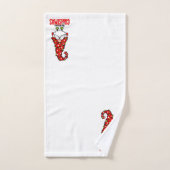 Gnome kerstkeukenset bad handdoek (Handdoek)