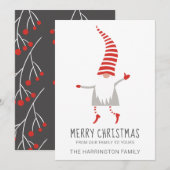 Gnome Kerstmis (Voorkant / Achterkant)