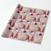 Gnome Kerstmis Cadeaupapier (Uitgerold)