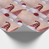 Gnome Kerstmis Cadeaupapier (Hoek)