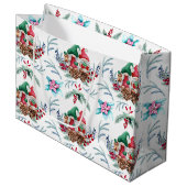 Gnome Kerstmis Groot Cadeauzakje (Voorkant Gekanteld)
