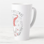 Gnome Kerstmis Latte Mok (Rechterhoek)