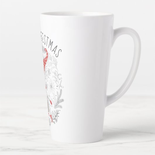 Gnome Kerstmis Latte Mok (Rechts)