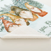 Gnome Kerstmis Sherpa Deken (3/4)