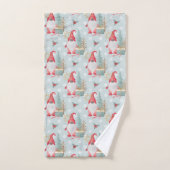 Gnome Kerstpatroon Bad Handdoek (Handdoek)