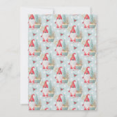 Gnome Kerstpatroon Feestdagenkaart (Voorkant)